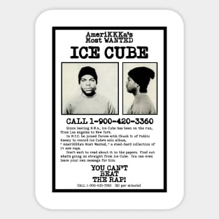 ICE CUBE AMERIKKKA’S MOST WANTED TRIBUTE (ALTERNATE COLOR) Sticker